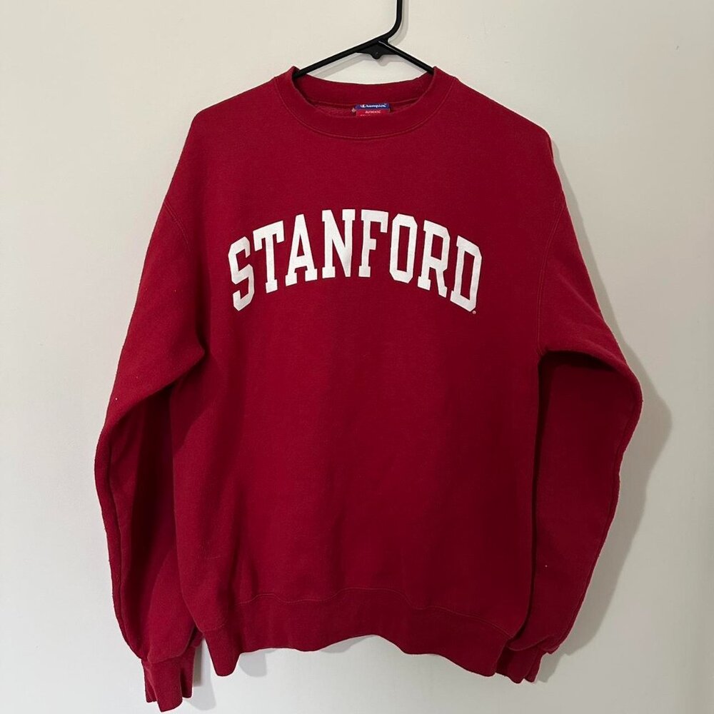 Vintage Champion Stanford University Red Sweatshirt  Size: Medium